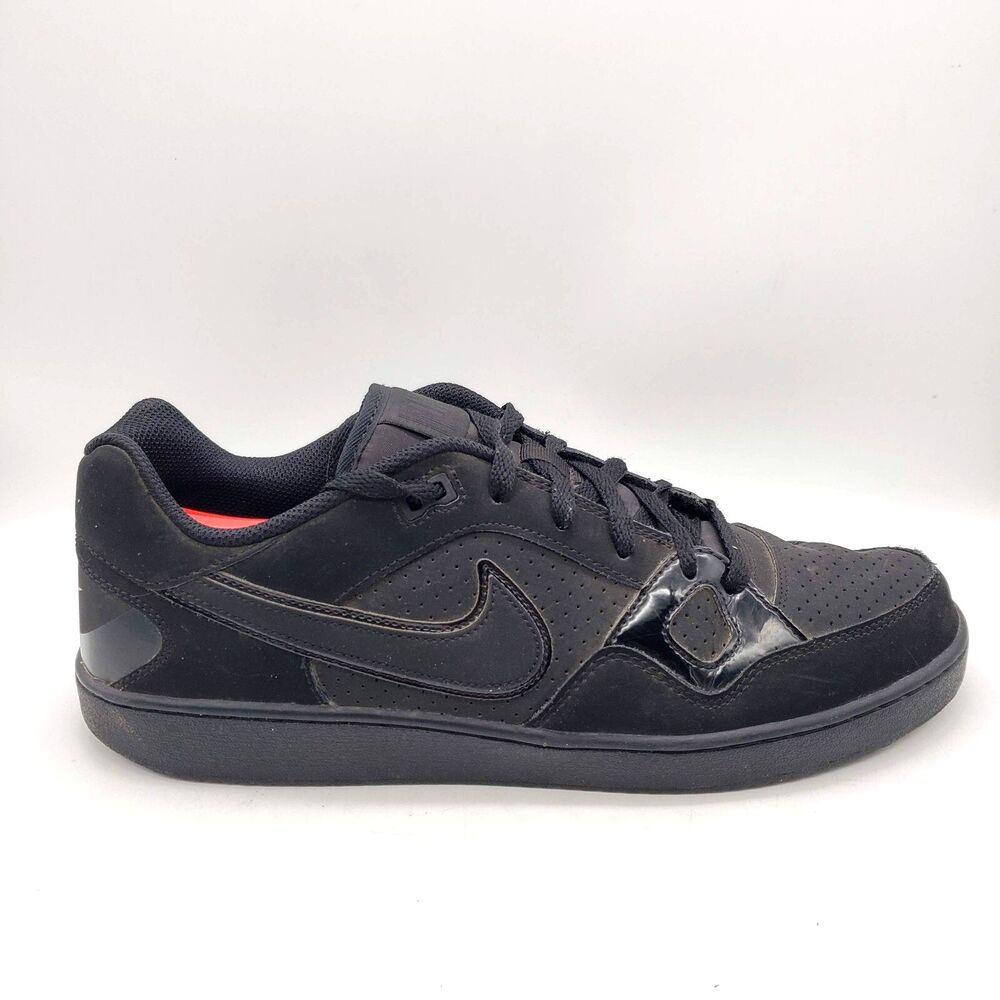 NIKE Son Of Force Shoes Men's Size 12 Low Top Basketball Triple Black 616775-005